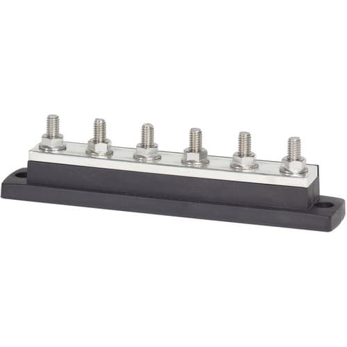 (image for) Blue Sea Systems, 2126, MaxiBus 250A BusBar - Six 5/16"-18 Studs