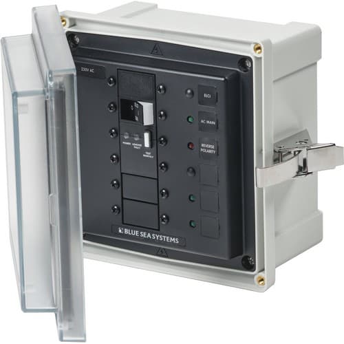 (image for) Blue Sea Systems, 3123, Enclosure SMS Panel 230VAC ELCI 32A