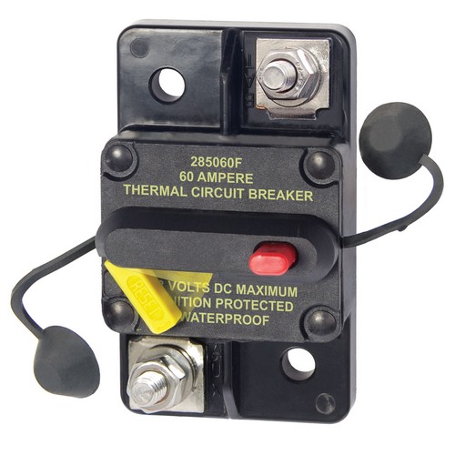 (image for) Blue Sea Systems, 7184, 285-Series Circuit Breaker - Surface Mount 60A