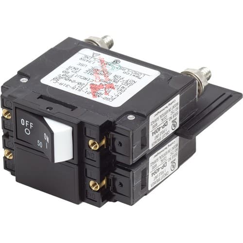 (image for) Blue Sea Systems, 7467, UL-489 Circuit Breaker - 50A Raised Rocker