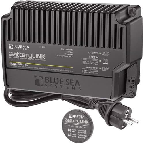 (image for) Blue Sea Systems, 7607, 20A BatteryLink Charger (Europe)