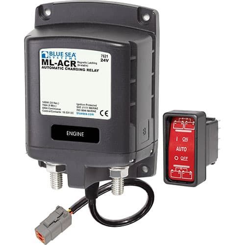 (image for) Blue Sea Systems, 7621100, ML-ACR Automatic Charging Relay 24V