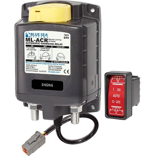(image for) Blue Sea Systems, 7623100, ML-ACR Automatic Charging Relay Manual 24V