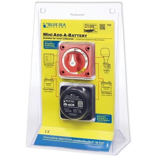 (image for) Blue Sea Systems, 7649, Mini Add-A-Battery Kit - 65A