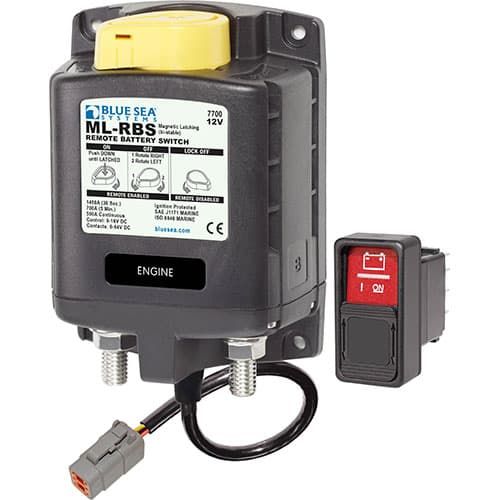 (image for) Blue Sea Systems, 7700100, ML-RBS Remote Battery Switch 12V