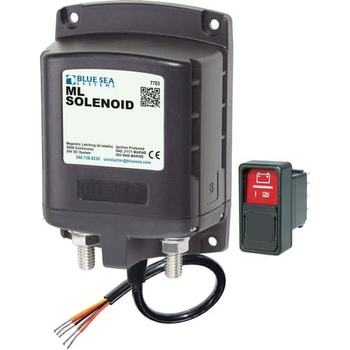 (image for) Blue Sea Systems, 7703, ML Solenoid - 24V DC 500A