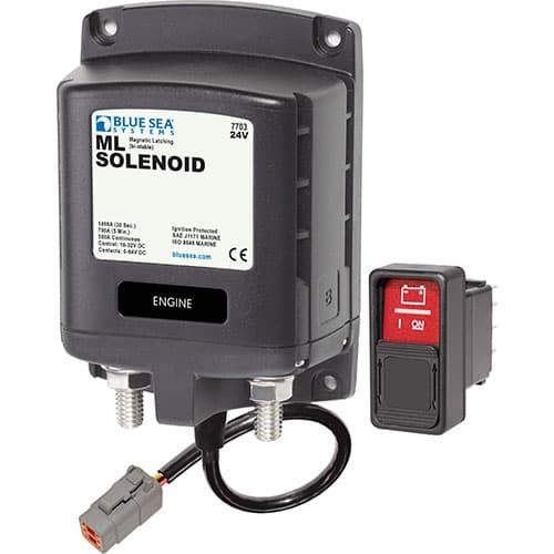 (image for) Blue Sea Systems, 7703100, ML-Solenoid Switch 24V