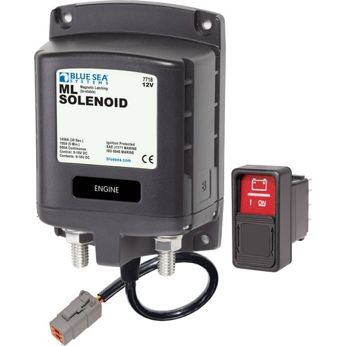 (image for) Blue Sea Systems, 7718100, Solenoid ML 12V DTM