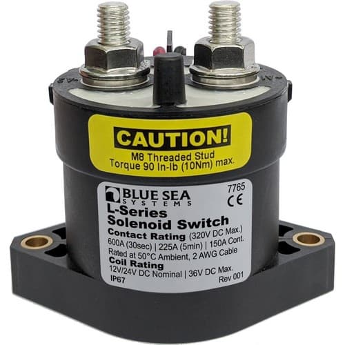 12/24vdc W/coil Econmzr Blue Sea Systems 9012 Solenoid Switch 