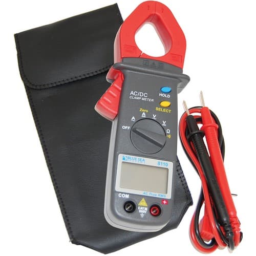 (image for) Blue Sea Systems, 8110, Mini Clamp Multimeter - AC/DC