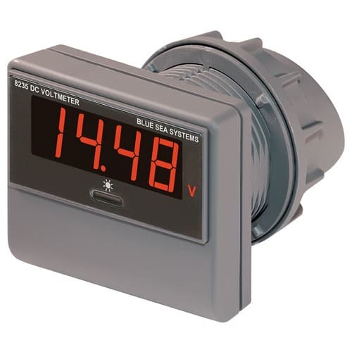 (image for) Blue Sea Systems, 8235, DC Digital Voltmeter - 0 to 60V DC