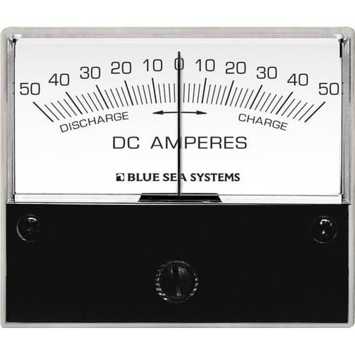 (image for) Blue Sea Systems, 8252, DC Ammeter - 50-0-50A with Shunt