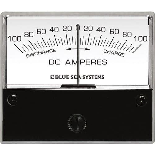 (image for) Blue Sea Systems, 8253, DC Ammeter - 100-0-100A with Shunt