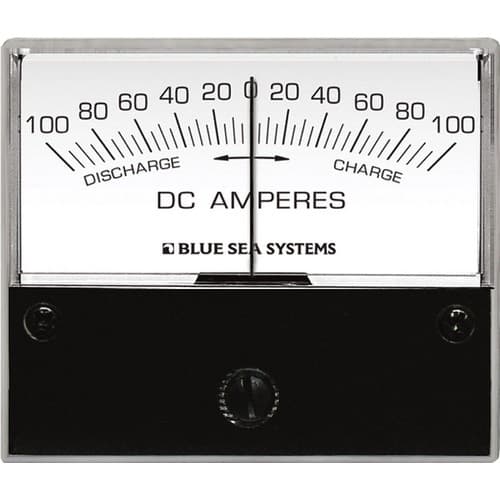 Blue Sea Systems - Ampèremètre analogique 0-50A + TI 50/50MA pour courant  alternatif - 9630 BLUE SEA SYSTEMS 300328 