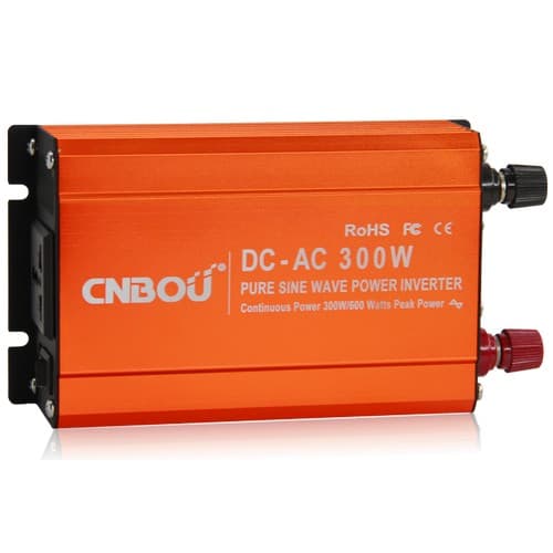 (image for) CNBOU, B12P300W-1, 300W Pure Sine Wave Inverter
