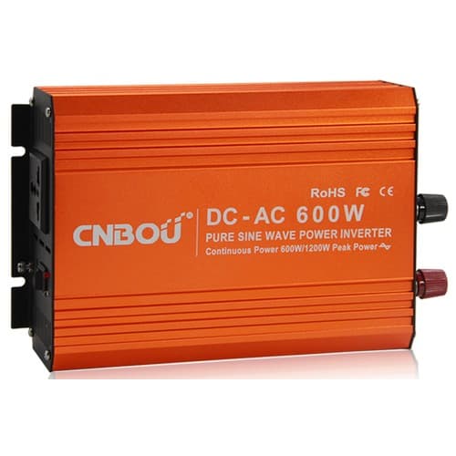 (image for) CNBOU, B12P600W-1, 600W Pure Sine Wave Inverter
