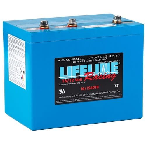 (image for) Lifeline, LL-16/1240TB, AGM Racing Battery