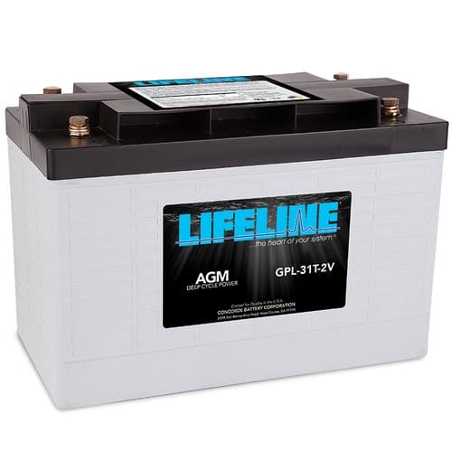 (image for) Lifeline, GPL31T-2V, AGM Battery