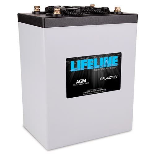 (image for) Lifeline Batteries, GPL6CT-2V, AGM Battery