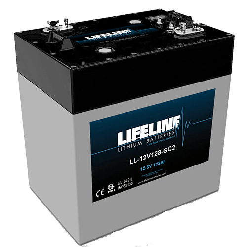 Lifeline Batteries, LL-12V128-GC2, Lithium iron phosphate (LiFePO4) Battery (image for) Lifeline Batteries, LL-12V128-GC2, Lithium iron phosphate (LiFePO4) Battery