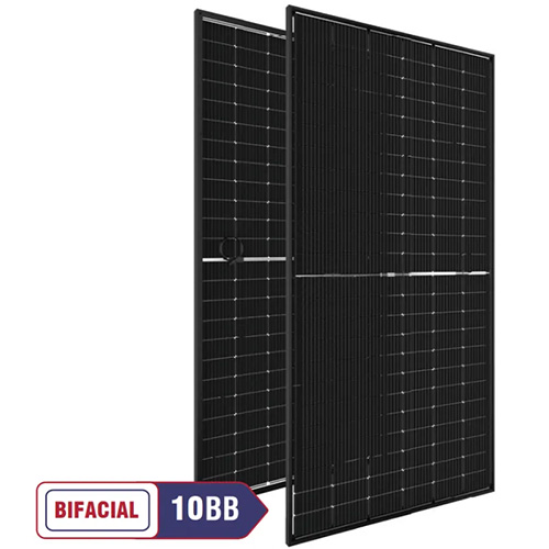 (image for) CW Energy, CWT545-144PMB10 545 Wp BLACK , Half-Cut Multibusbar Bifacial Perc Monocrystalline