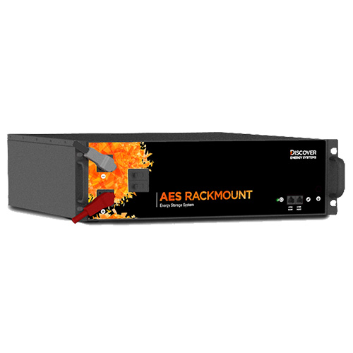 (image for) Discover Battery, 48-48-5120, Aes Rackmount Ess Battery Module 5.0 KWh 51.2V 100 Ah - 3U 19 Inch