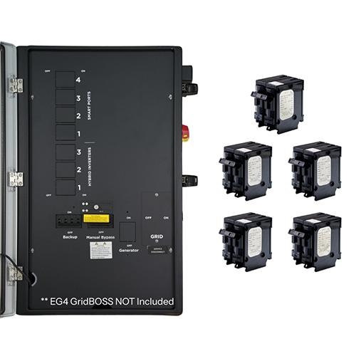 (image for) EG4, EG4MIDBRKRKIT, GridBOSS Breaker Kit - 90A