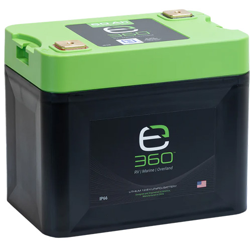 (image for) Expion360, EX-G24-60C, E360 60 Ah G24 High-Density LiFePO4 Deep Cycle Battery