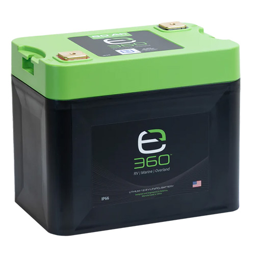 (image for) Expion360, EX-G24-80C, E360 80 Ah G24 High-Density LiFePO4 Deep Cycle Battery