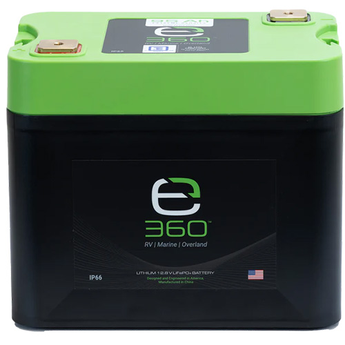 E360 60 Ah G24 High-Density LiFePO4 Deep Cycle Battery