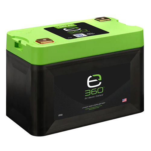 (image for) Expion360, EX-G27-100C, E360 100 Ah G27 High-Density LiFePO4 Deep Cycle Battery