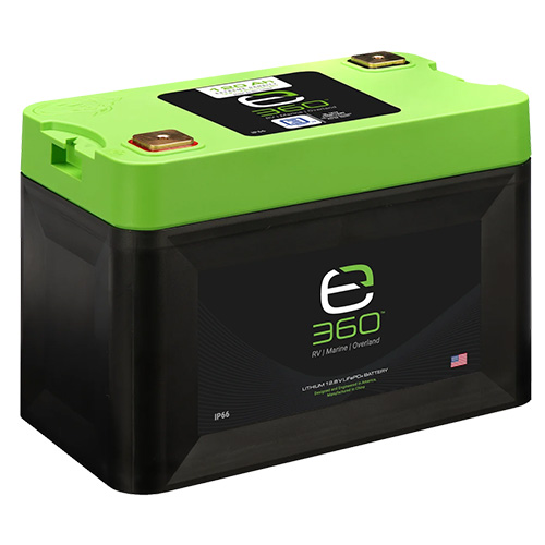 (image for) Expion360, EX-G27-120XDP, E360 120 Ah G27 Extreme-Density LiFePO4 Deep Cycle Battery