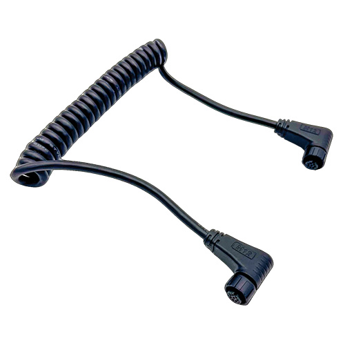 (image for) Expion360, EX-CA202, E360 CAN Bus Parallel Cable: 170mm Coiled Wire M12 Connector to M12 Connector