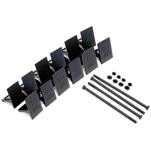 (image for) Expion360, EX-EX2-TDS-4, E360 EX2 4-Battery Tie Down Add-On Kit. Compatible with EX2 Edge series batteries. An EX2 base mounting kit is required for any Add-On kit.