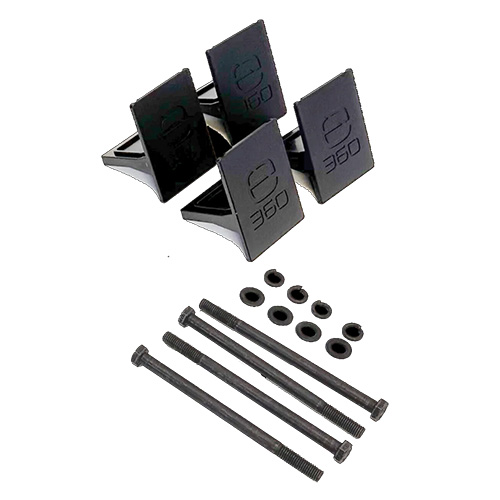 (image for) Expion360, EX-EX2-TDS-2, E360 EX2 2-Battery Tie Down Add-On Kit. Compatible with EX2 Edge series batteries. An EX2 base mounting kit is required for any Add-On kit.