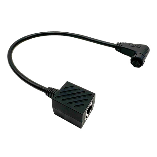 (image for) Expion360, EX-CA201, E360 CAN Bus to Victron Communication Adapter Cable: 300mm M12 Connector to RJ45 Jack