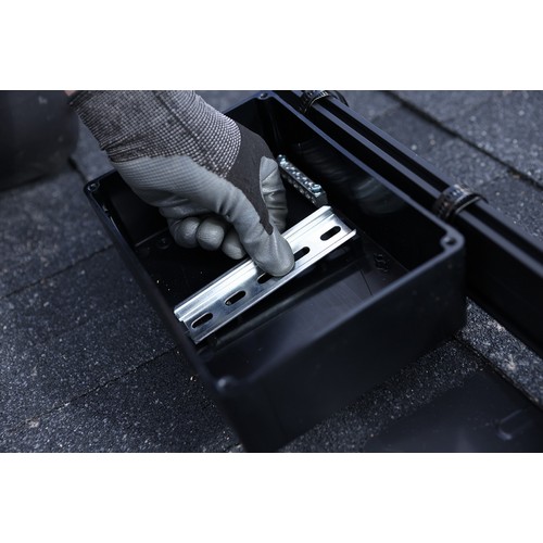 EZ Solar JB 3 Rooftop PV Junction Box Rail Mount Inverter Supply 