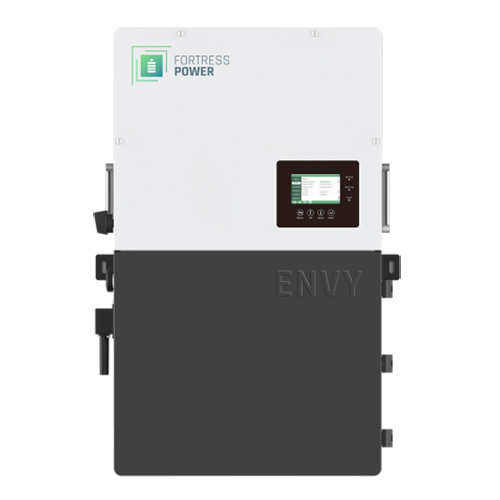 (image for) Fortress Power, Envy True 12 12K Inverter - 10 Year Warranty, Whole Home Solar hybrid inverter; Max 21KW PV array; 200A transfer switch: IP 65 outdoor rated; pre-built AC &DC breakers; Built-in Apsmart RSD transmitter