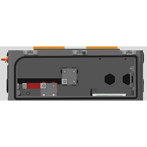 (image for) Fortress Power, eForce eWay and Base, for AC and DC wire management and floor mount, one per battery stack