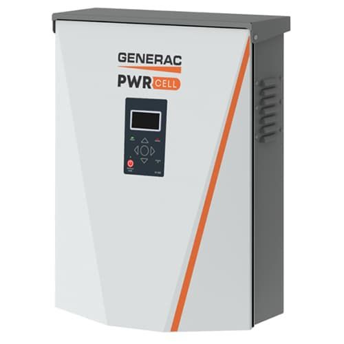 (image for) Generac, XVT076A03, PWRcell, Battery Inverter (W/ CTS), Grid Tie, 7600W, 1P-120/240Vac, Storage, W/Backup