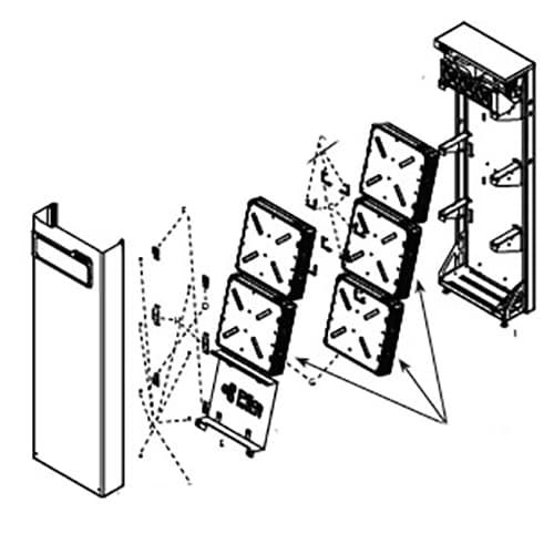 (image for) Generac, APKE00008, Spacer for PWRcell Cabinet For An Odd Number Of Battery Modules