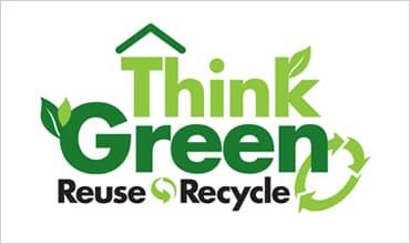 Think Green Reuse Recycle Think Green Reuse Recycle