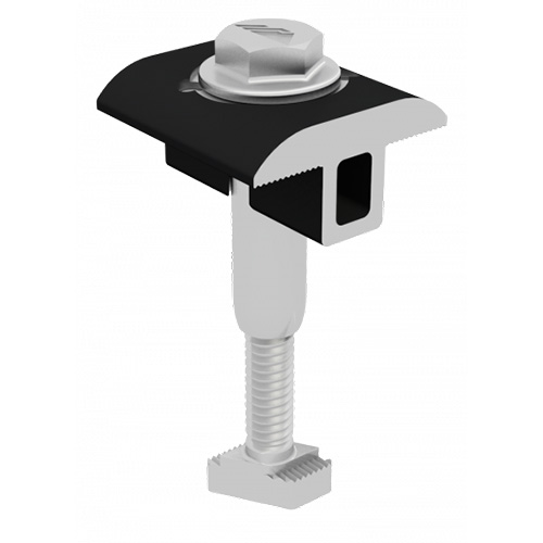 (image for) IronRidge, XR-MID-01-B1-US, XR Mid Clamp (30-40mm), Black, US Production
