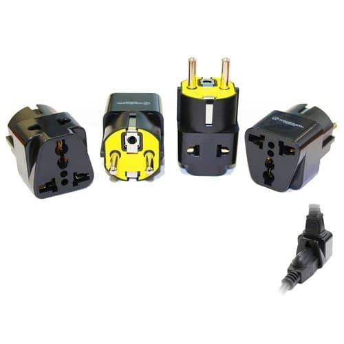 (image for) Krieger, KD-GRM4, Universal to German Adapter 4pack 2in1