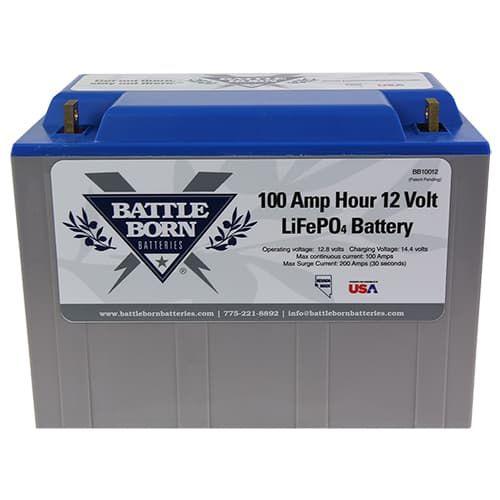 Battle Born Batteries, BB10012, 100AH LifePO4 Battery