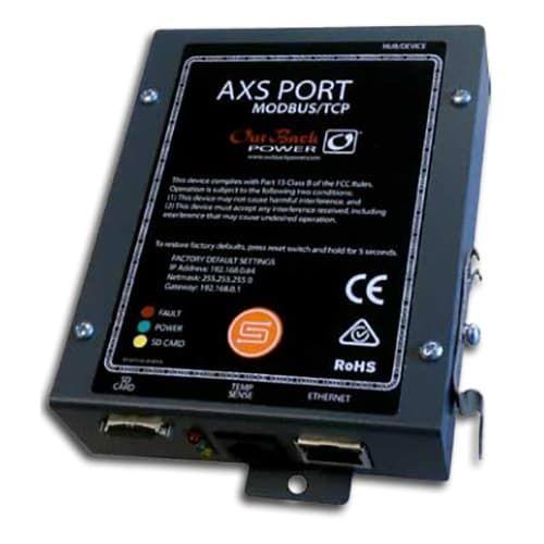 Outback Power, AXS PORT, OutBack Modbus/TCP Interface Device for remote system communication and control using Modbus over Ethernet