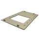 Outback Power, FW-MB3-F, Flat-mount MATE3/3S Mounting Plate for installation over standard electrical boxes. Includes mounting screws