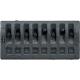 Blue Sea Systems, 4309, WeatherDeck 12V DC Waterproof Switch Panel - 8 Position