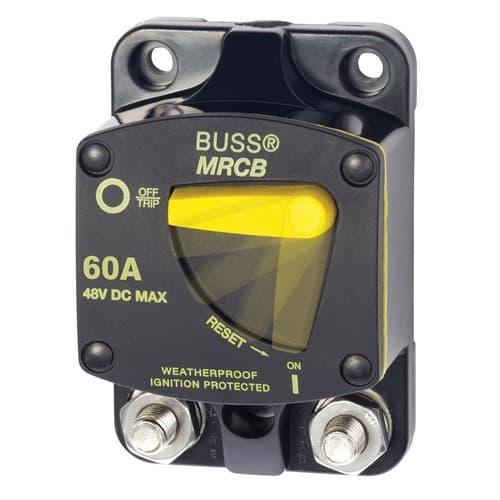 Blue Sea Systems, 7140, 187-Series Circuit Breaker - Surface Mount 60A