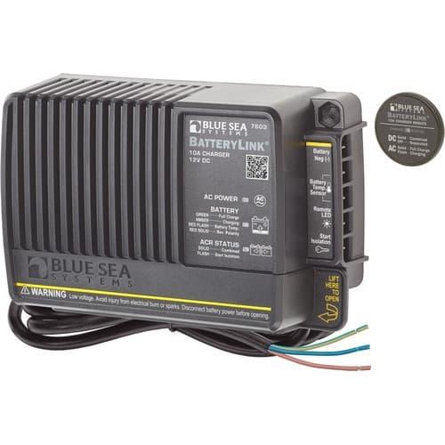 Blue Sea Systems, 7603, 10A BatteryLink Charger - Bare Wire (European)